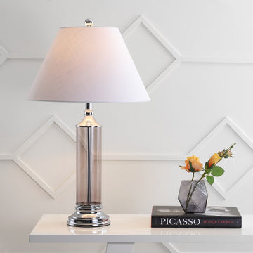 Astor 29" Glass LED Table Lamp - JONATHAN Y